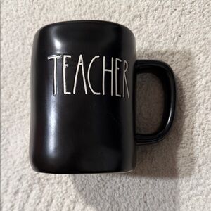 Rae Dunn Artisan Teacher Black Mug